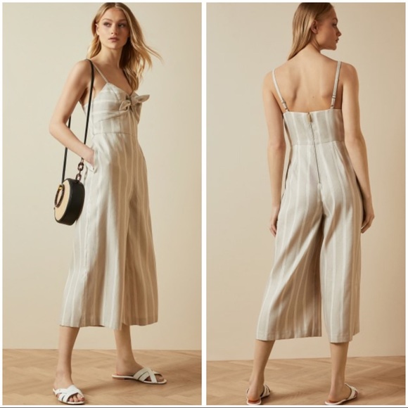 Ted Baker London Pants - NWT Ted Baker DACEYY Linen striped jumpsuit wide leg.